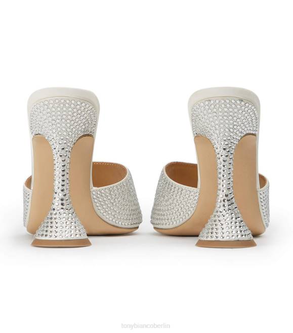 Brautschuhe| de Tony Bianco Frauen Serri-Absätze Elfenbeinsatin 4624349